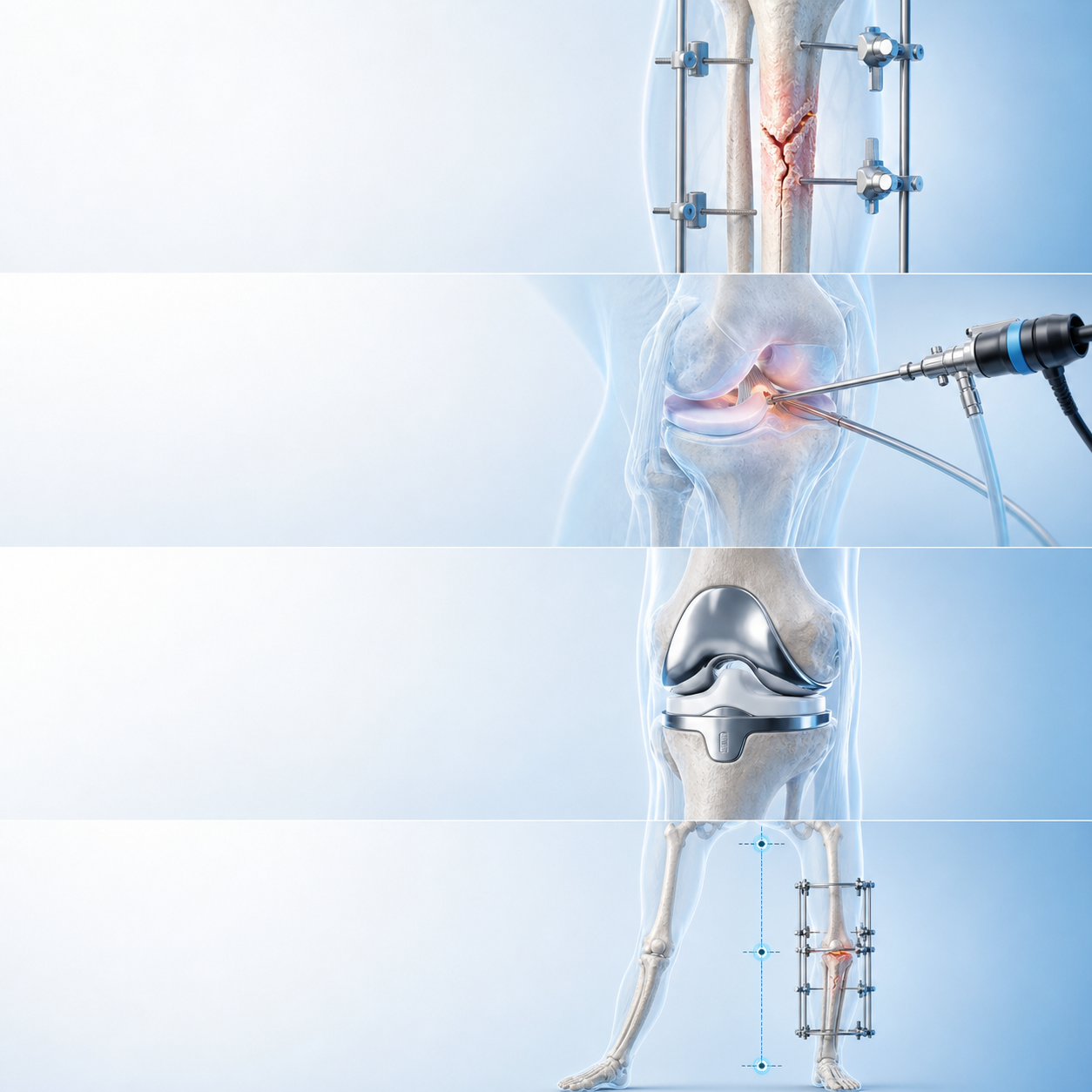 Limb alignment specialist in Seremban — 3D lower-limb alignment illustration